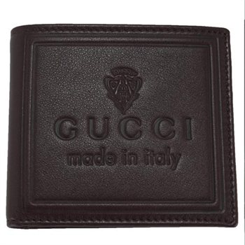 Gucci Leather Bi-Fold Wallet (Made In 