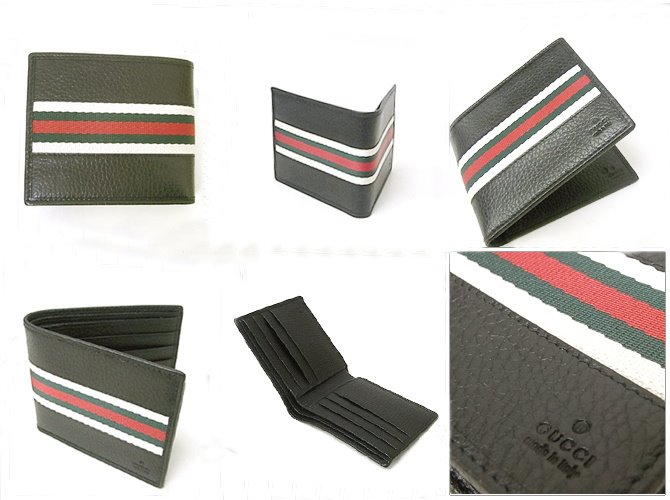 gucci wallet stripe